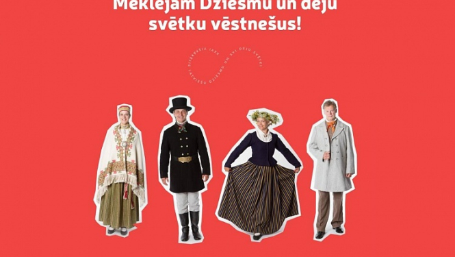 Meklē Dziesmu un deju svētku vēstnešus Rīgā un reģionos