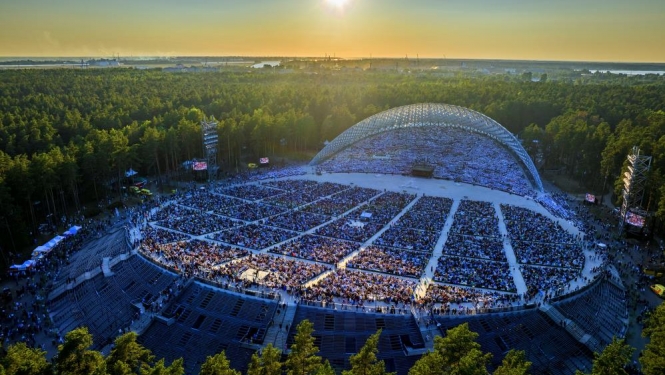 Mežaparka estrāde, foto - Juris Pavlovs, LNKC arhīvs.