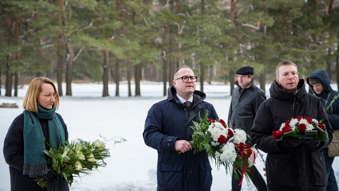 Salaspils memoriāla atjaunotās ekspozīcijas atklāšana