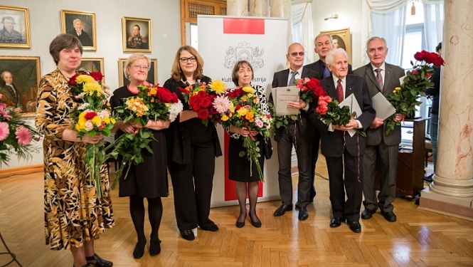 KM Atzinības rakstu pasniegšanas ceremonija.