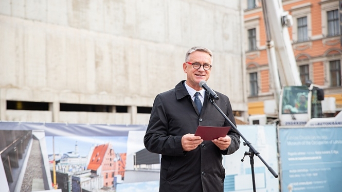 Latvijas Okupācijas muzeja „Nākotnes nama” spāru svētki