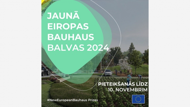 Jaunā Eiropas Bauhaus balvas 2024 vizuālais materiāls
