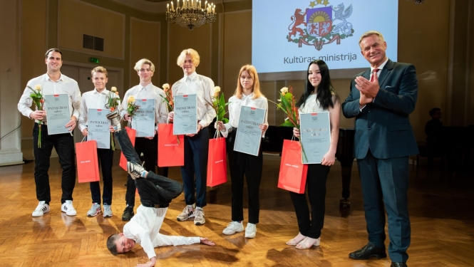 KM apbalvojuma pasniegšanas ceremonija