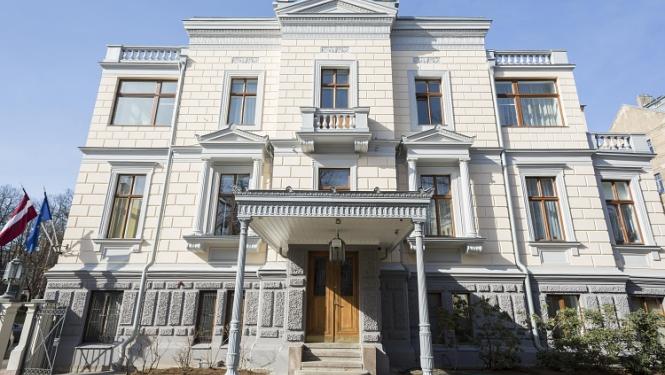 Kultūras ministrijas ēkas Krišjāņa Valdemāra ielā 17a fasāde