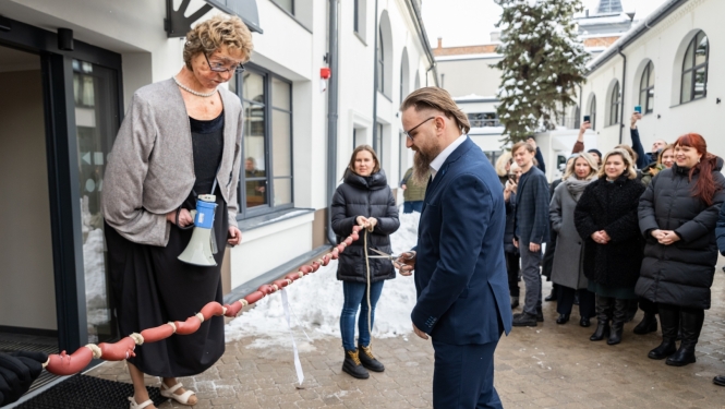 Tiek atklāta rekonstruētā Latvijas Leļļu teātra ēka, foto: Oskars Artūrs Upenieks / Kultūras ministrija