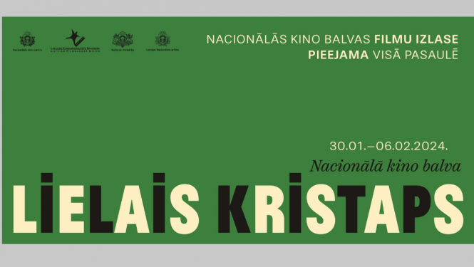 Afiša ar tekstu: Lielais Kristaps