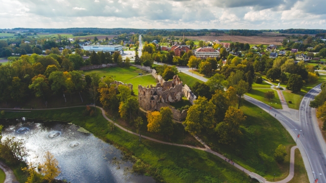 Dobeles ainava no putna lidojuma