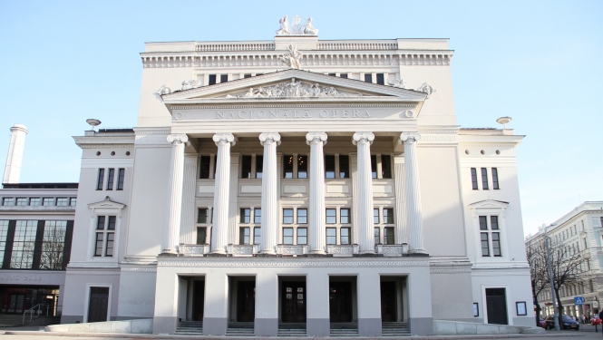 Latvijas Nacionālās opera un baleta ēka, foto: Daiga Vīksna