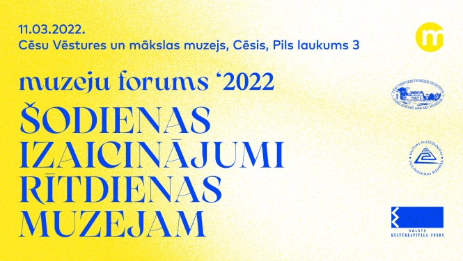 Muzeju foruma vizuālais materiāls
