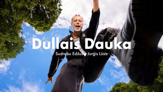 Latvijas Nacionālā teātra izrādes “Dullais Dauka” vizuālais publicitātes materiāls