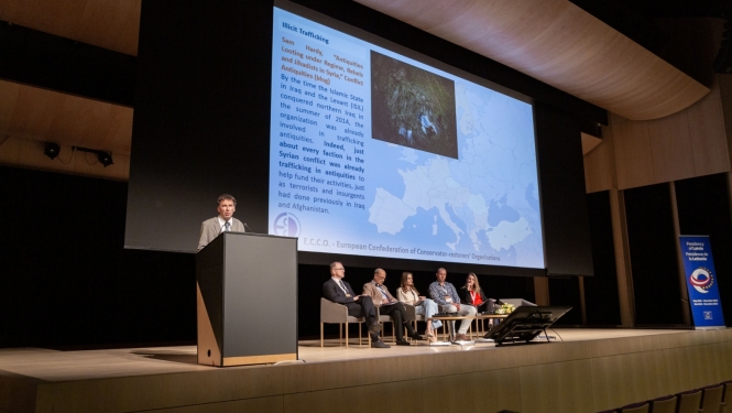 Starptautiskā konference “Nikosijas konvencija: krimināltiesiskā atbilde uz noziedzīgiem nodarījumiem, kas saistīti ar kultūras vērtībām”, foto: Oskars Artūrs Upenieks / Kultūras ministrija