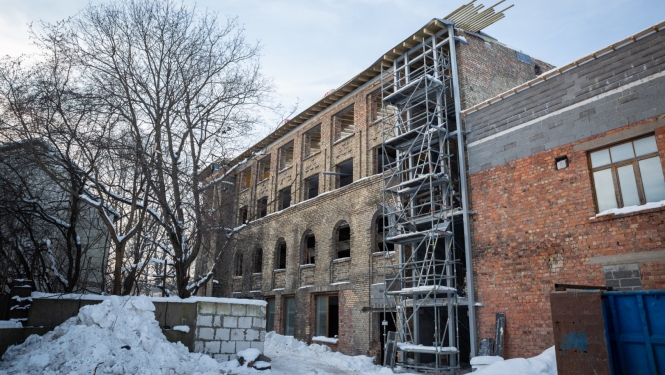 Ēkas Slokas ielā 52b fasāde