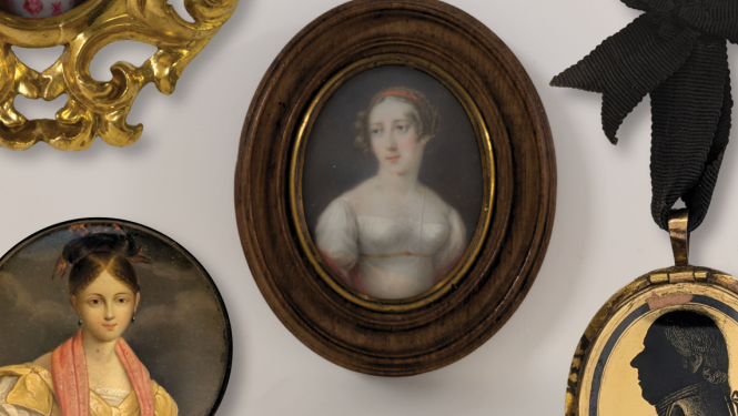 Gleznotas portreta miniatūras