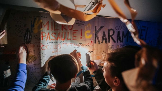 Jūrmalas Majoru vidusskolas komanda ar projektu “Vienkārši NĒ!”