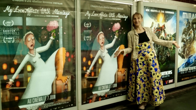 Režisore Signe Baumane Parīzes metro