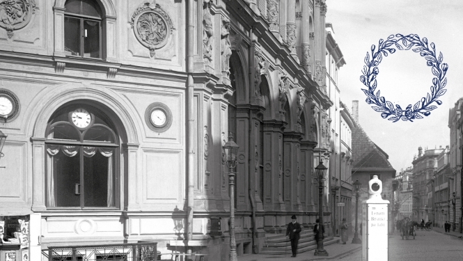 Publicitātes attēls koncertstāstam “Slavas dziesma Rīgai” Mākslas muzejā RĪGAS BIRŽA 20.08.2023.