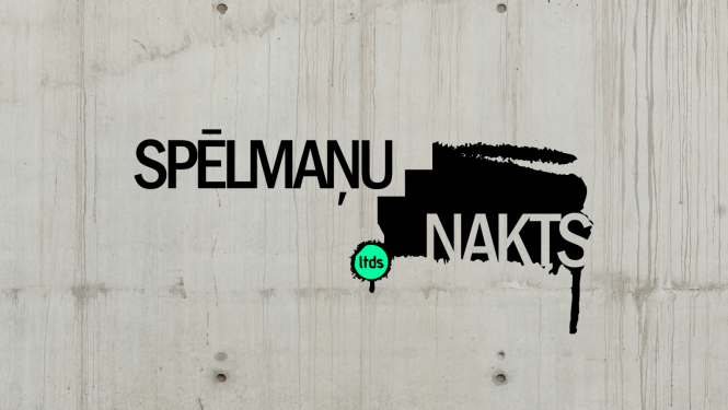Attēls ar tekstu: Spēlmaņu nakts