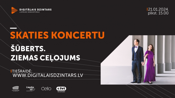 Attēls ar tekstu: "Skaties koncertu tiešraidē www.digitalaisdzintars.lv"