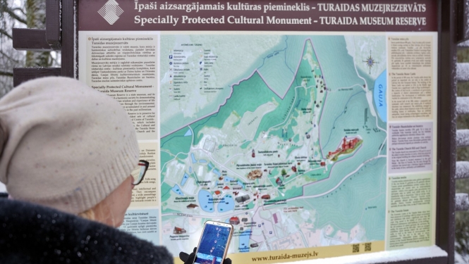 Turaidas muzejrezervāta karte