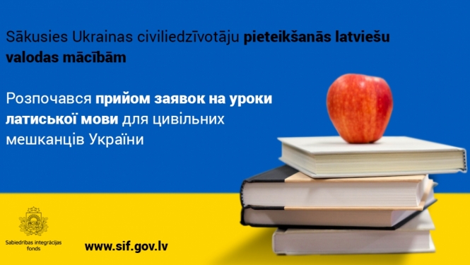 Ukrainas civiliedzīvotājiem Latvijā pieejami bezmaksas latviešu valodas kursi