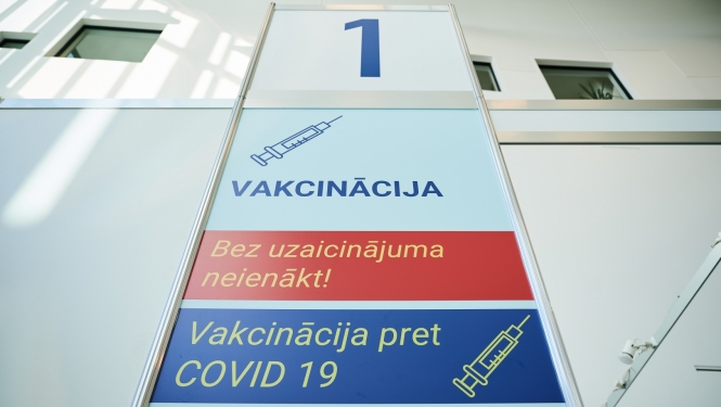Vakcinēšanas ilustrācijas. Foto: Valsts kanceleja.
