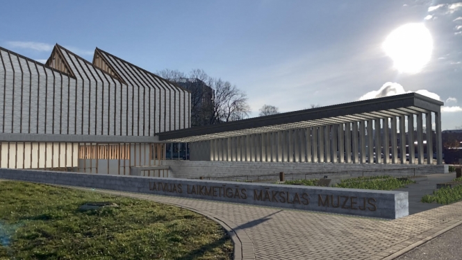 Latvijas Laikmetīgās mākslas muzeja (LLMM) arhitektūras modeļa papildinātās realitātes modelis