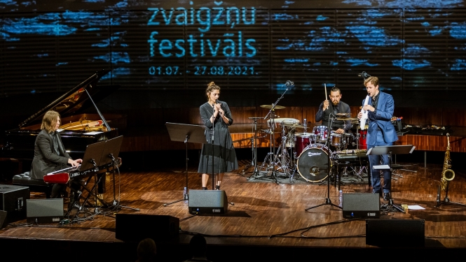 "Xylem Trio" un Liza Kereselidze, foto: Jānis Vecbrālis