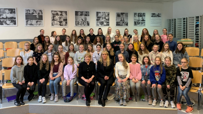 Rīgas Doma meiteņu kora TIARA, foto: Una Stade.