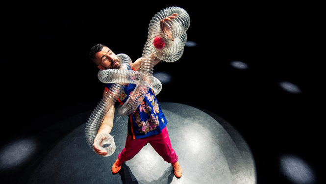 Žonglieris Vess Pedens (Wes Peden), foto: Eva Lindblad