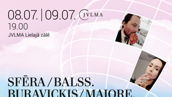 Koncerta “Sfēra / Balss. Buravickis / Majore” plakāts