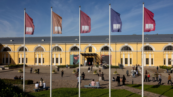 Rotko muzeja ārtelpa, foto: Didzis Grodzs