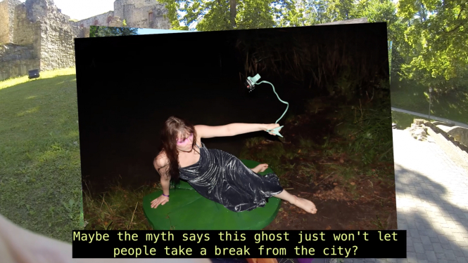 Anna Malicka. Kadrs no video “Sapņu Zeme Vlogs”, 2022