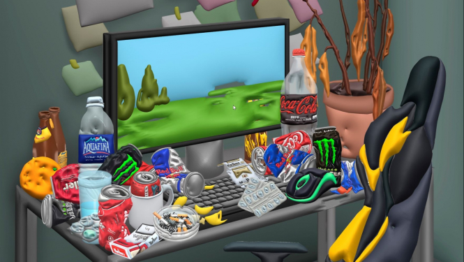 Līga Spunde, “Klusā daba ar datorpeli”, 2022