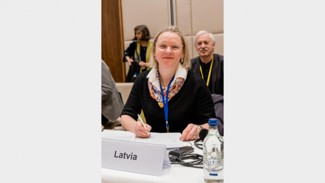 Latviju konferencē pārstāv Kultūras ministrijas Valsts sekretāra vietniece starptautisko lietu, integrācijas un mediju jautājumos Zane Vāgnere un Nacionālās kultūras mantojuma pārvaldes vadītājs Juris Dambis.