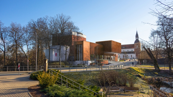 Valmieras teātra ēkas vizuālizācija, autors: SIA "Sestais stils"