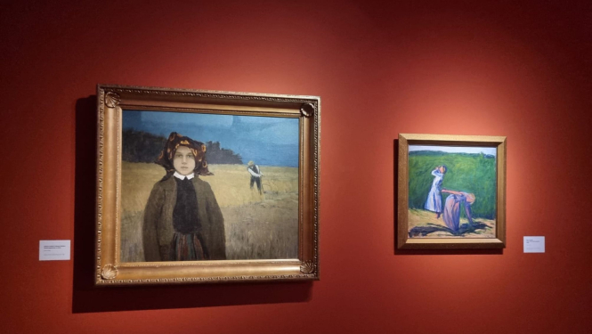 Darbi Izstādē “Deivids Hoknijs. Dziesma par zemi” Monsas Mākslas muzejā, Beļģija