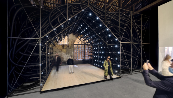 Latvian pavilion at the 17th International Architecture Exhibition in Venice, photo: Ēriks Božis.