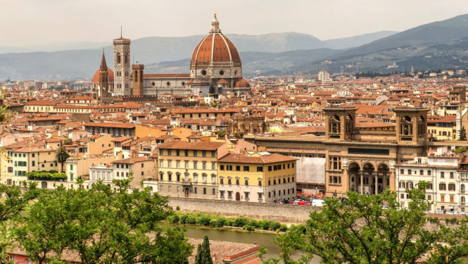 Florences panorāma. Itālija, foto: Pixabay