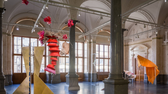 Daiga Grantiņa. Personālizstāde “Lauka telpa” Mākslas muzejā RĪGAS BIRŽA (07.05.–31.07.2022.). Foto: Toan Vu-Huu