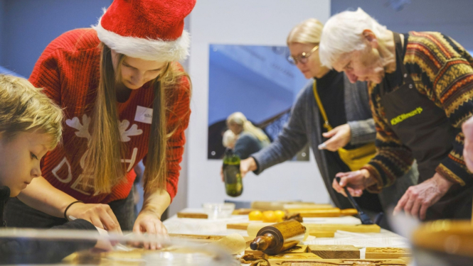 Ģimenes diena Dekoratīvās mākslas un dizaina muzejā 2022. gadā. Foto: Krišjānis Piliņš