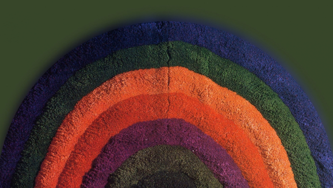 Vera Viduka (1916–1994). Vasara. 1985. Vilna, lini, garbārkšu tehnika, autortehnika. DMDM kolekcija. Publicitātes foto