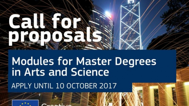 Konkurss mākslas un zinātnes, tehnoloģiju maģistra programmas mācību moduļa izveidei