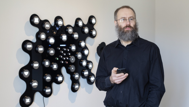 Martins Vizbulis. “+371 28649002”, 2021. Foto: Kristīne Madjare.