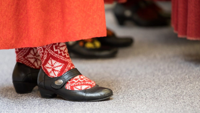 Suitu tautastērpa fragments