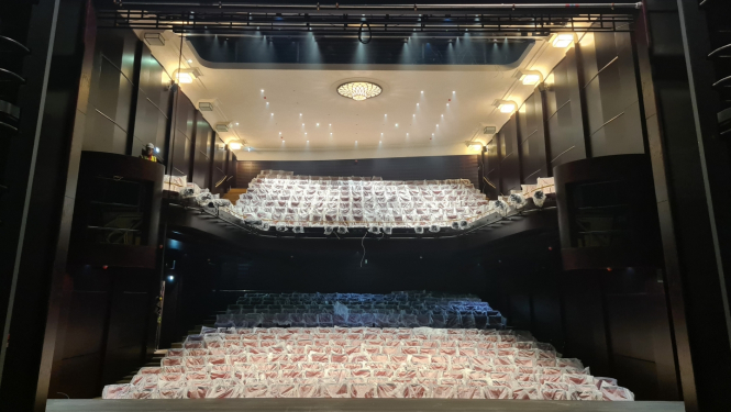 Jaunā Rīgas teātra (JRT) Lielā zāle pēc rekonstrukcijas