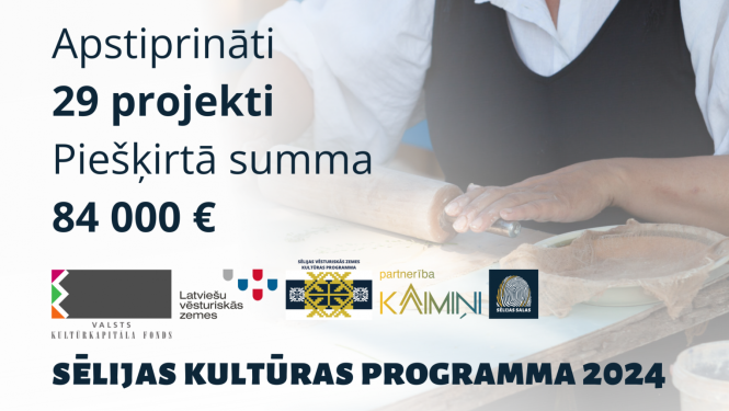 Sēlijas kultūras programmā finansējums piešķirts 29 projektiem