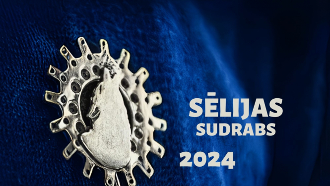 Sudraba piespraude ar uzrakstu: Sēlijas sudrabs 2024