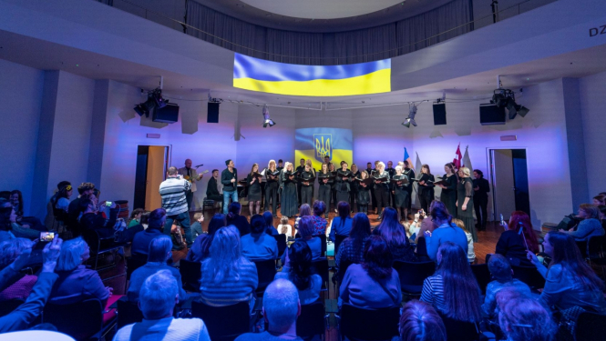 “Lielajā dzintarā” norisinās atbalsta pasākumi ukraiņu kopienai, foto: Indulis Pelnēns.