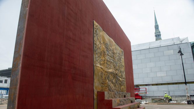 Vēstures taktīla Strēlnieku laukumā