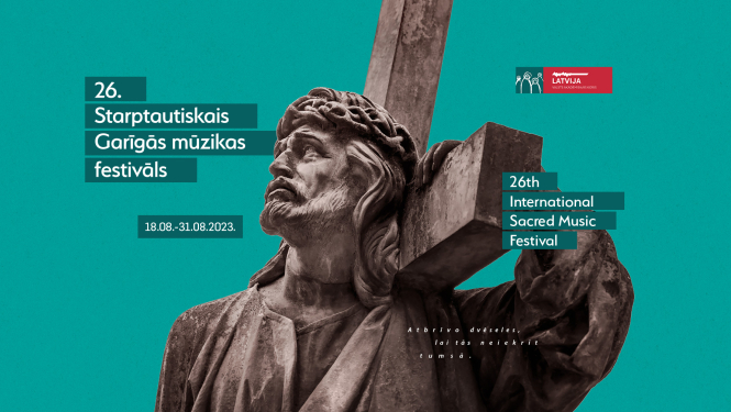 26. Starptautiskā Garīgā mūzikas festivāla vizuālais publicitātes materiāls